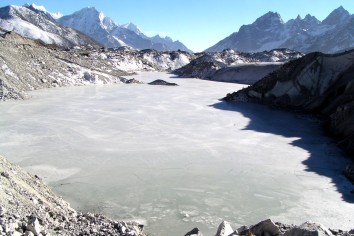 frozen lake