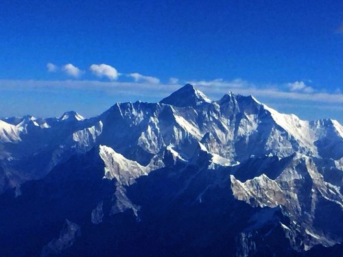 mountain flight morning