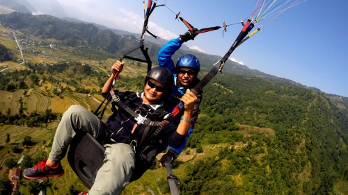 Paragliding in Nepal